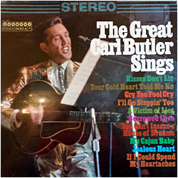 Cover image of The Great Carl Butler Sings