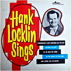 Cover image of Hank Locklin Sings