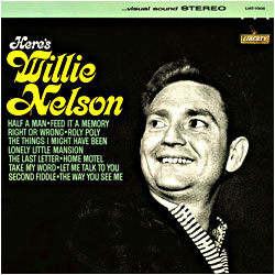 Cover image of Here's Willie Nelson