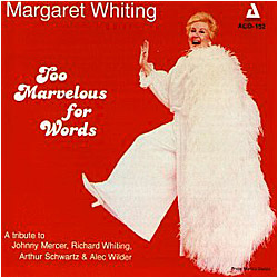 Cover image of Too Marvelous For Words