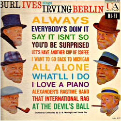 Cover image of Sings Irving Berlin